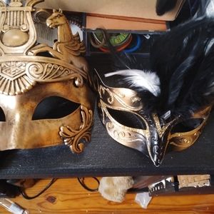 Couples masquerade set